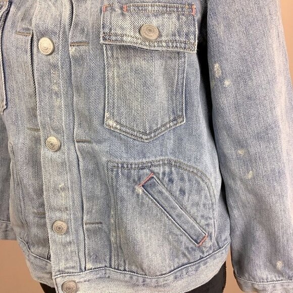 𝅺MARC JACOBS DENIM DISTRESSED JACKET (Marc by) - Picture 10 of 14